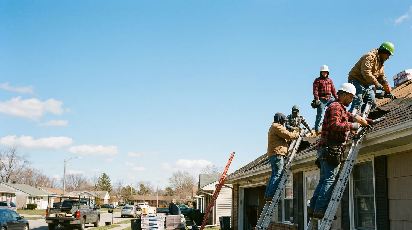 Roofing in Matherville, IL near me